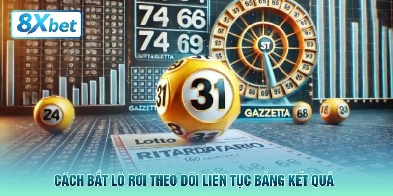 Cách bắt lô rơi theo dõi liên tục bảng kết quả