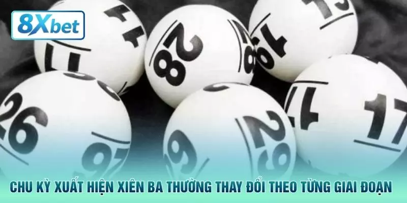 Chu kỳ xuất hiện xiên ba thường thay đổi theo từng giai đoạn
