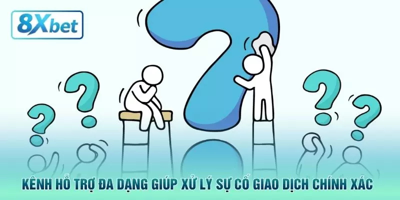 Kênh hỗ trợ đa dạng giúp xử lý sự cố giao dịch chính xác