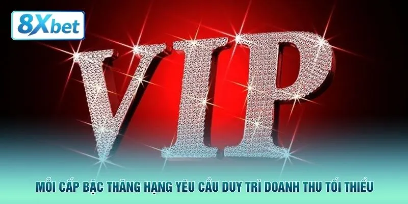 Mỗi cấp bậc thăng hạng yêu cầu duy trì doanh thu tối thiểu