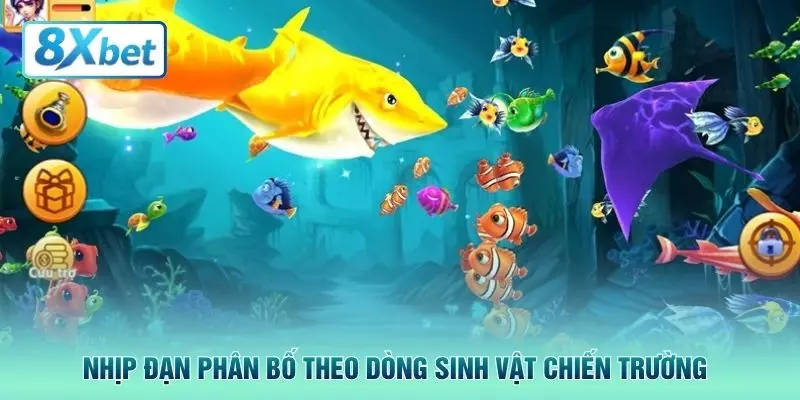 Nhịp đạn phân bố theo dòng sinh vật chiến trường