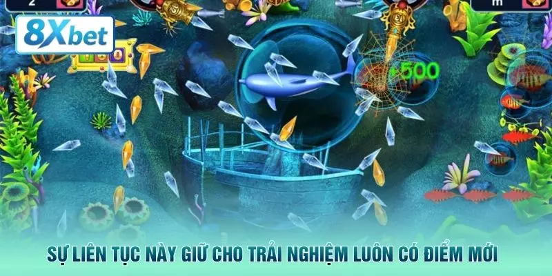 Sự liên tục này giữ cho trải nghiệm luôn có điểm mới