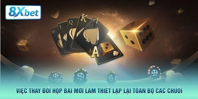 Việc thay đổi hộp bài mới làm thiết lập lại toàn bộ các chuỗi